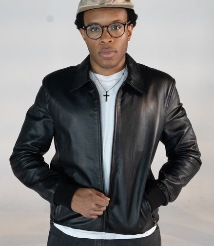 Men's Classic Leather Jacket